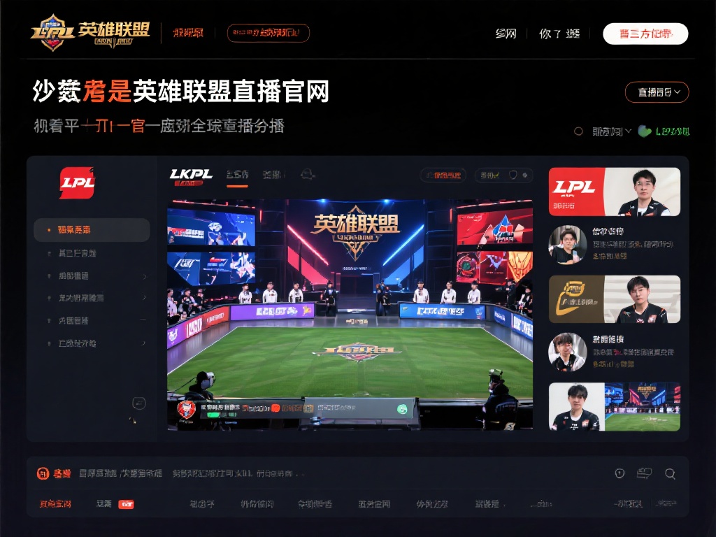 英雄联盟比赛直播官网，顶级战队巅峰对决实时观看！